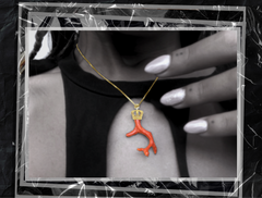 Coral Queen Pendant