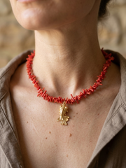 Coral Rouge Necklace